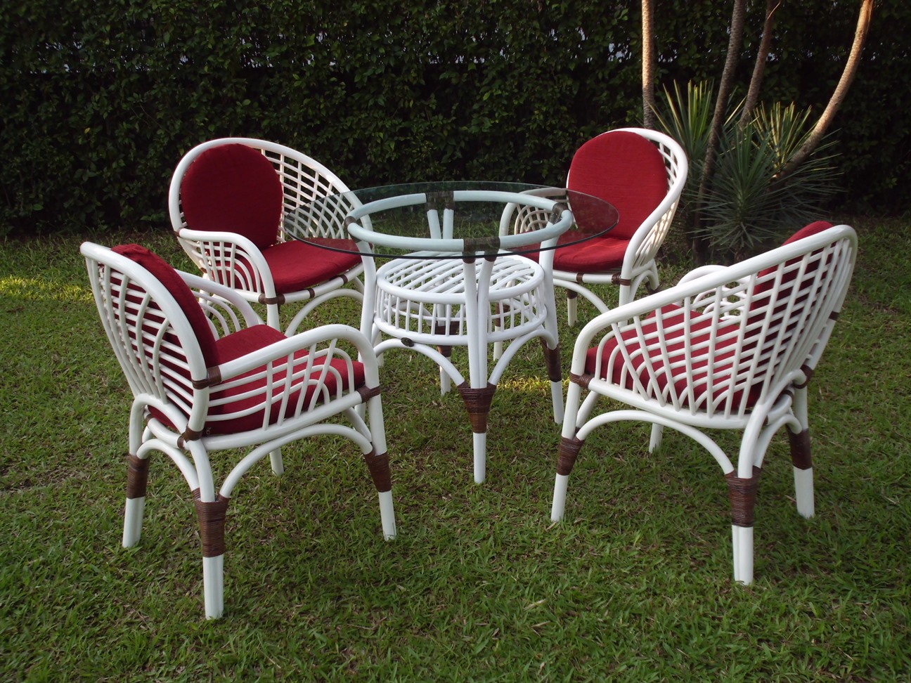 natural rattan, dinning room set, rattann furniture, kerang dinning set type2 (2)