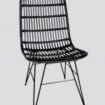 natural rattan, rattan furniture, rattan chair, simple chair, solid black
